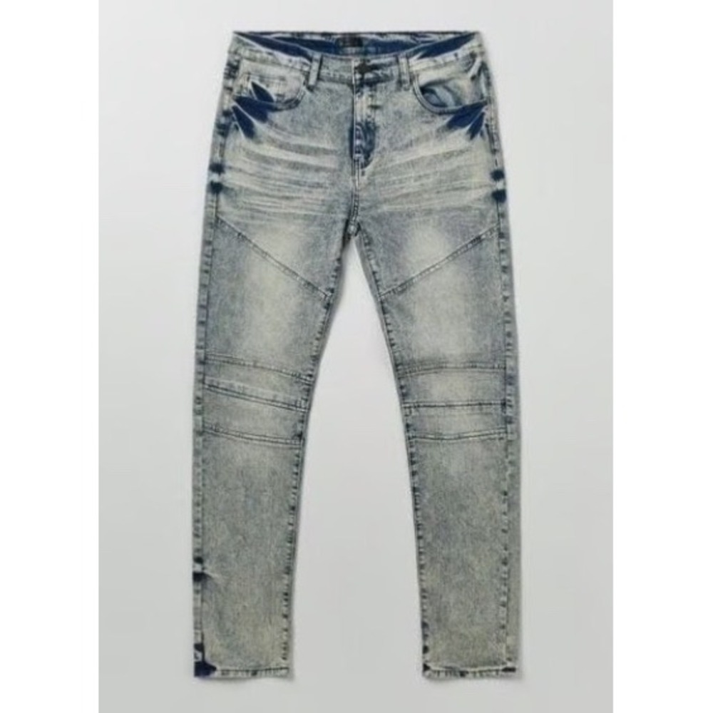 REASON Men's Straight Fit Premium Denim Jeans Acid‎ Wash Size 34
New With Tags